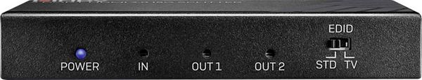 Produktbild: LINDY 2 Port HDMI 18G Splitter 2 Port HDMI-Splitter 3840 x 2160 Pixel Schwarz
