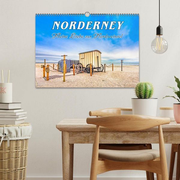 Produktbild: NORDERNEY - Meine Liebe zur Nordseeinsel (Wandkalender 2026 DIN A3 quer), CALVENDO Monatskalender
