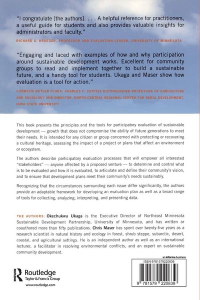 Produktbild: Evaluating Sustainable Development