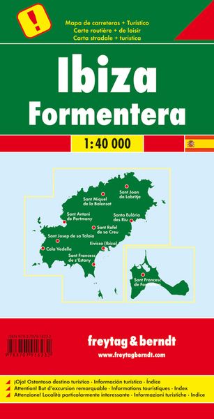 Produktbild: Ibiza . Formentera, Autokarte 1:40.000