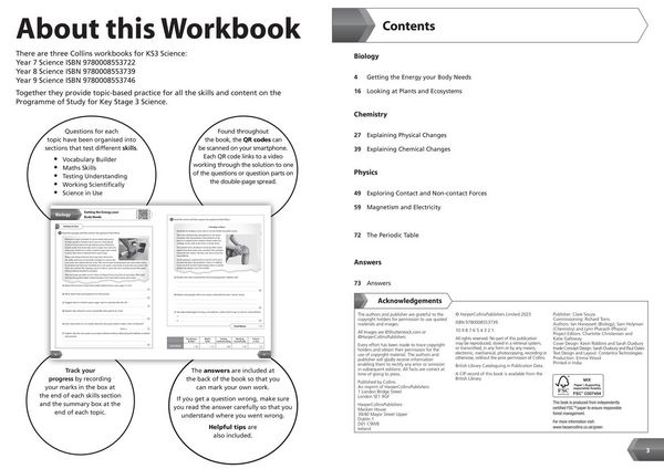 Produktbild: KS3 Science Year 8 Workbook