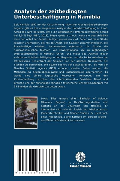 Produktbild: Analyse der zeitbedingten Unterbesch&auml;ftigung in Namibia