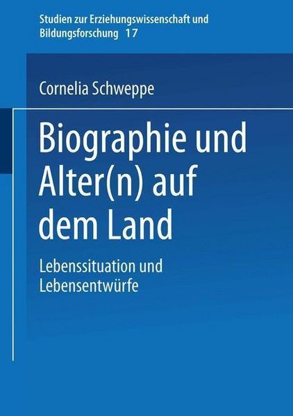 Produktbild: Biographie und Alter(n) auf dem Land