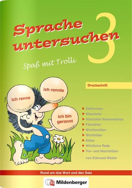 Sprache untersuchen - Spaß mit Trolli 3, Druckschrift