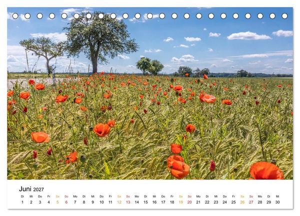 Produktbild: Unterwegs auf der Romantischen Strasse (Tischkalender 2027 DIN A5 quer), CALVENDO Monatskalender
