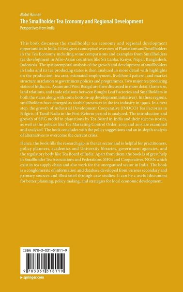 Produktbild: The Smallholder Tea Economy and Regional Development