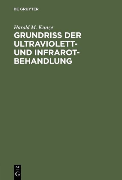 Produktbild: Grundriss der Ultraviolett- und Infrarot-Behandlung