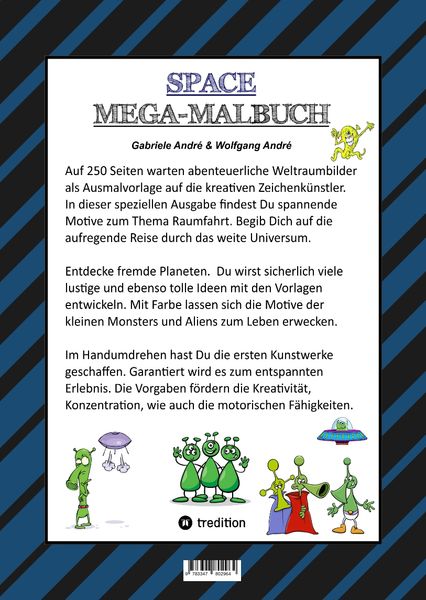 Produktbild: Space Mega Malbuch - Spezial Edition - Entdecke das Universum - Fremde Planeten - Erkunde den Weltraum - Ufo -