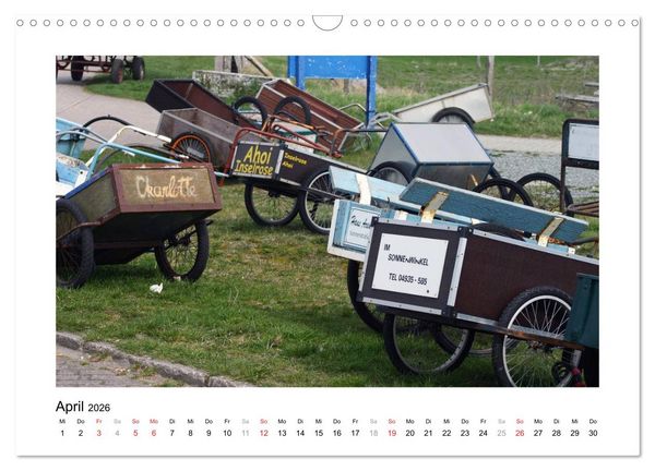 Produktbild: JUIST - Ansichten einer Insel (Wandkalender 2026 DIN A3 quer), CALVENDO Monatskalender