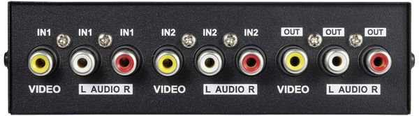 Produktbild: SpeaKa Professional SP-11175216 2 Port Composite-Switch mit Audio-Ports