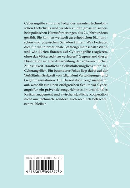 Produktbild: Cyberangriffe und V&ouml;lkerrecht