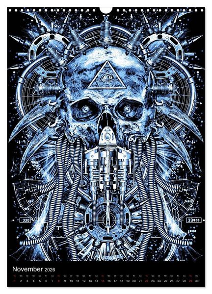 Produktbild: BLOODBOY/DARK ILLUSTRATION (Wandkalender 2026 DIN A3 hoch), CALVENDO Monatskalender