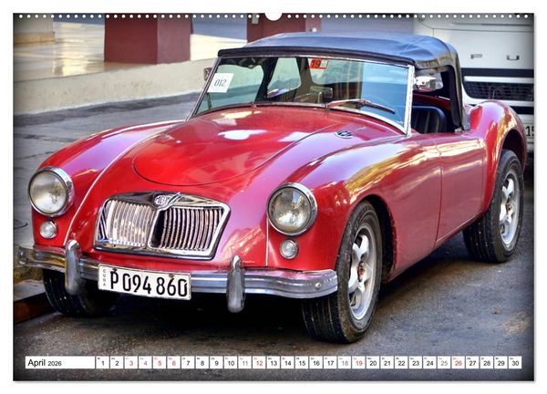 Produktbild: MGA Roadster - Filmstar auf R&auml;dern (Wandkalender 2026 DIN A2 quer), CALVENDO Monatskalender