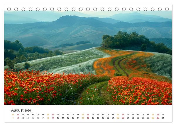Produktbild: Stra&szlig;en und Wege (Tischkalender 2026 DIN A5 quer), CALVENDO Monatskalender