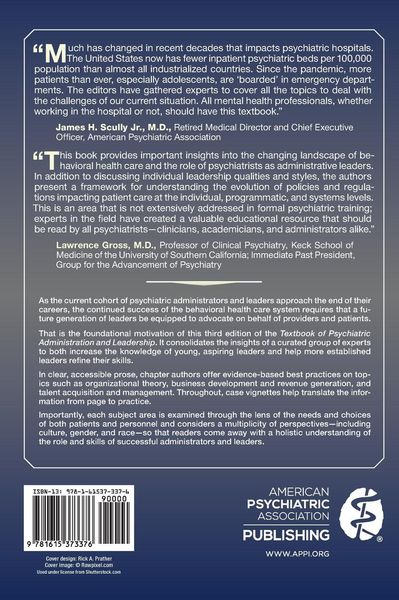 Produktbild: Textbook of Psychiatric Administration and Leadership