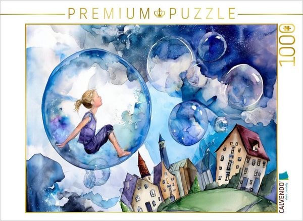 CALVENDO Puzzle In einer Seifenblase die Welt erkunden | 1000 Teile Lege-Größe 64x48cm Foto-Puzzle für glückliche Stunden, Sonstige von , Calvendo