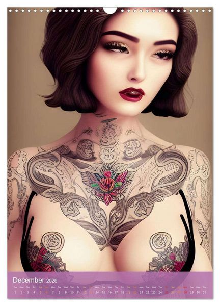 Produktbild: Inked Visions (Wall Calendar 2026 DIN A3 portrait), CALVENDO 12 Month Wall Calendar