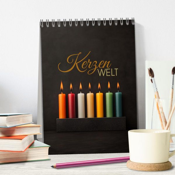 Produktbild: Kerzenwelt (Tischkalender 2026 DIN A5 hoch), CALVENDO Monatskalender