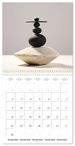 Produktbild: Instant de qui&eacute;tude (Calendrier mural carr&eacute; 2026 30x30 cm) Calendrier double avec une page pour vos prises de notes