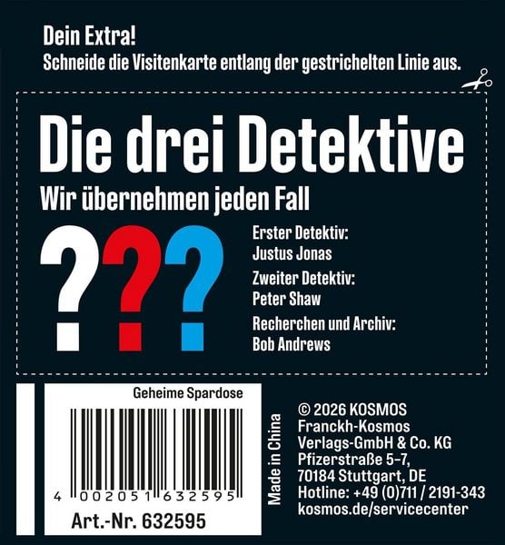 Produktbild: Die drei ??? - Geheime Spardose