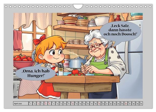 Produktbild: K&ouml;lscher Frohsinn auf K&ouml;lsch (Wandkalender 2026 DIN A4 quer), CALVENDO Monatskalender
