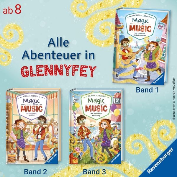 Produktbild: Magic Music, Band 1 - Der r&auml;tselhafte R&uuml;ckw&auml;rtszauber