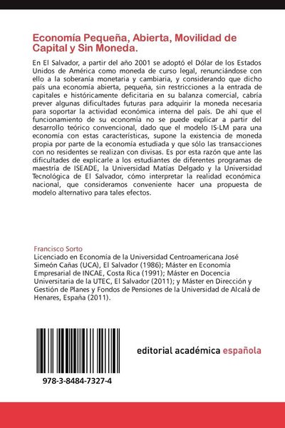 Produktbild: Econom&iacute;a Peque&ntilde;a, Abierta, Movilidad de Capital y Sin Moneda.