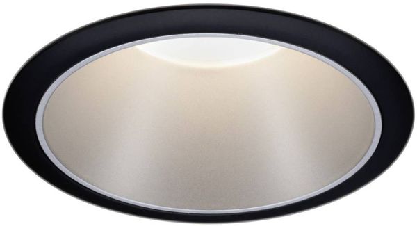 Paulmann 93397 LED-Einbauleuchte GU10 Schwarz (matt), Silber