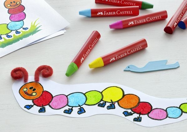 Produktbild: Faber-Castell Wachsmalkreiden Jumbo 12er Box