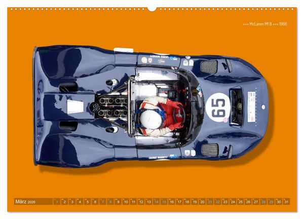 Produktbild: Legenden des Rennsports Historic Sports Cars 1960-1975 (hochwertiger Premium Wandkalender 2026 DIN A2 quer), Kunstdruck in Hochglanz