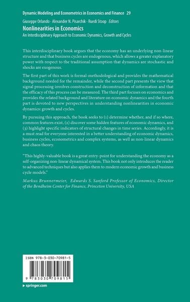 Produktbild: Nonlinearities in Economics