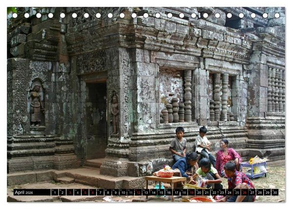 Produktbild: Volksrepublik Laos (Tischkalender 2026 DIN A5 quer), CALVENDO Monatskalender