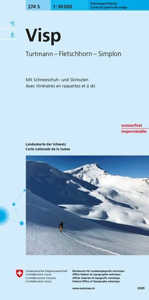Produktbild: Swisstopo 1 : 50 000 Visp Ski