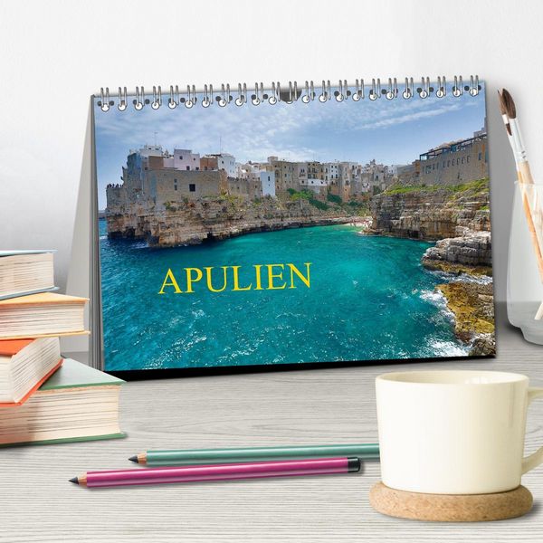 Produktbild: Apulien (Tischkalender 2026 DIN A5 quer), CALVENDO Monatskalender