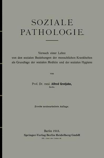 Produktbild: Soziale Pathologie