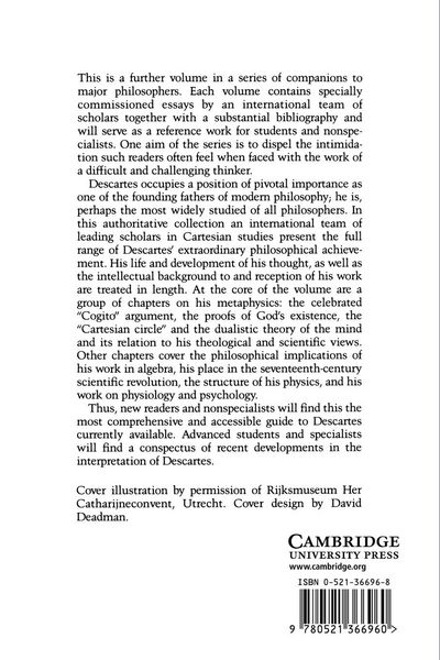 Produktbild: The Cambridge Companion to Descartes