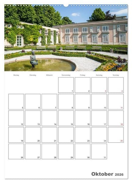 Produktbild: Bezauberndes SALZBURG / Terminplaner (Wandkalender 2026 DIN A2 hoch), CALVENDO Monatskalender