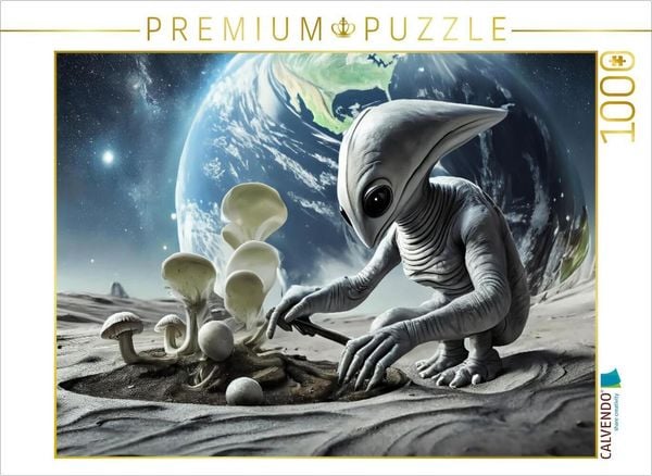 CALVENDO Puzzle Entspanntes gärtnern in spektakulärer Atmomsphäre | 1000 Teile Lege-Größe 64x48cm Foto-Puzzle für glückliche Stunden