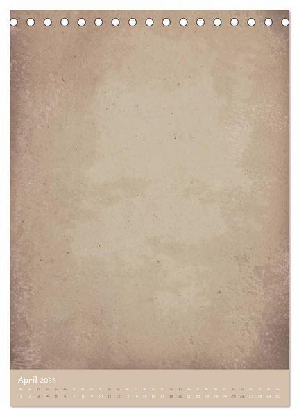 Produktbild: Vintage DIY Bastel-Kalender -Hochformat- (Tischkalender 2026 DIN A5 hoch), CALVENDO Monatskalender