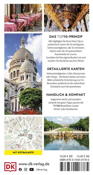 Produktbild: TOP10 Reisef&uuml;hrer Paris