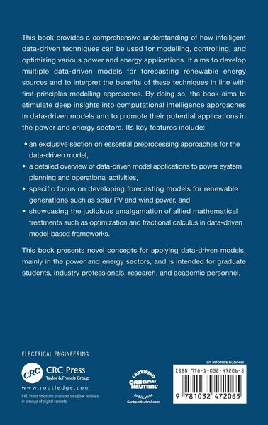 Produktbild: Intelligent Data-Driven Modelling and Optimization in Power and Energy Applications