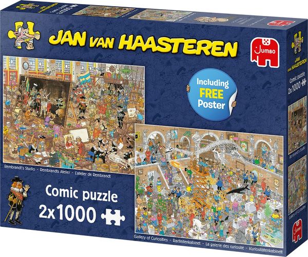 Jumbo Spiele - Jan van Haasteren - Ausflug ins Museum - 2x 1000 Teile  kaufen - Spielwaren | Thalia