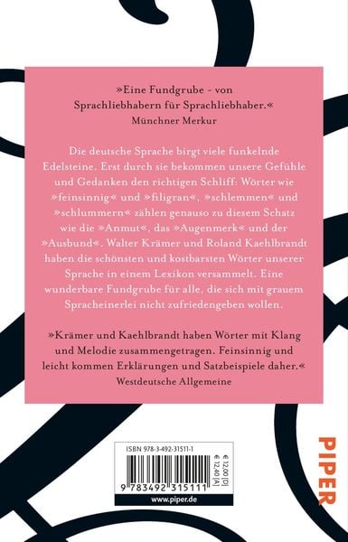 Produktbild: Lexikon der schönen Wörter