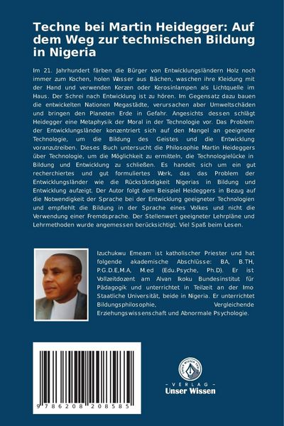 Produktbild: Techne bei Martin Heidegger: Auf dem Weg zur technischen Bildung in Nigeria