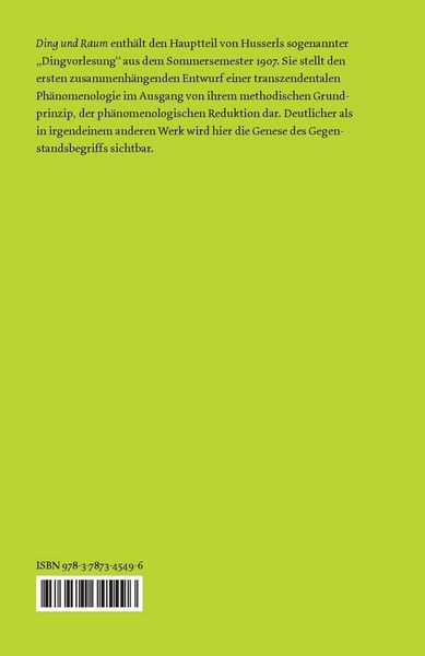 Produktbild: Ding und Raum