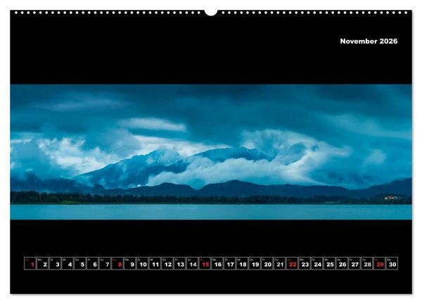 Produktbild: Weitblicke - Panoramen (hochwertiger Premium Wandkalender 2026 DIN A2 quer), Kunstdruck in Hochglanz