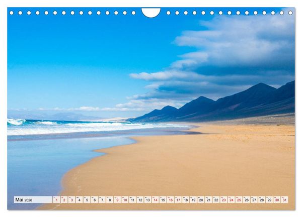 Produktbild: Fuerteventura Sand und bunte Farben (Wandkalender 2026 DIN A4 quer), CALVENDO Monatskalender