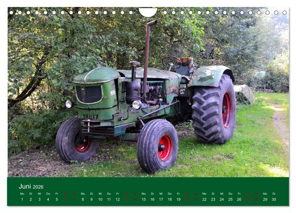 Produktbild: TRECKER-SCHLEPPER. Unverzichtbare Helfer in der Landwirtschaft (Wandkalender 2026 DIN A4 quer), CALVENDO Monatskalender
