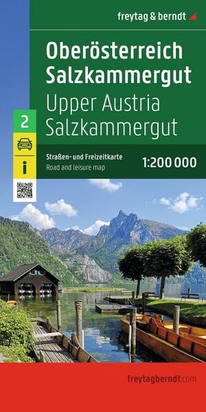 Produktbild: Freytag & berndt Stra&szlig;enkarte Ober&ouml;sterreich - Salzkammergut 1:200.000