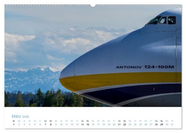 Produktbild: ANTONOV 124 (Wandkalender 2026 DIN A2 quer), CALVENDO Monatskalender